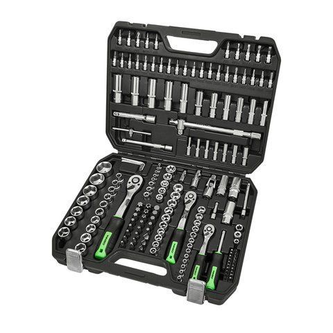 Професійний набір інструментів у кейсі Winso Pro 1/2", 1/4", 3/8" 72T, CR-V, 171од. 924171 фото