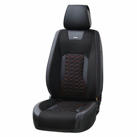 Комплект 3D чохли для передніх сидінь BELTEX BX87160 Montana black-red BX87160 фото