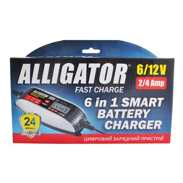 Зарядний пристрій АКБ Alligator AC812 6/12V 4А AC812 фото