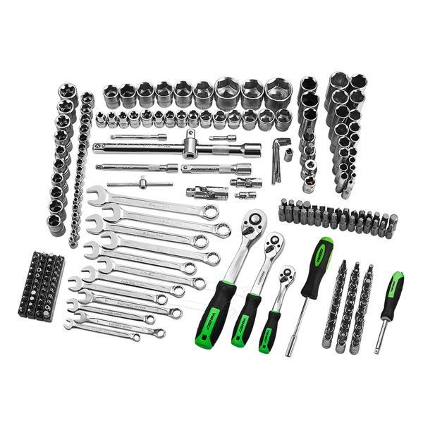 Профессиональный набор инструментов в кейсе Winso Pro 1/2", 1/4", 3/8" 72T, CR-V, 219ед. 924219 фото
