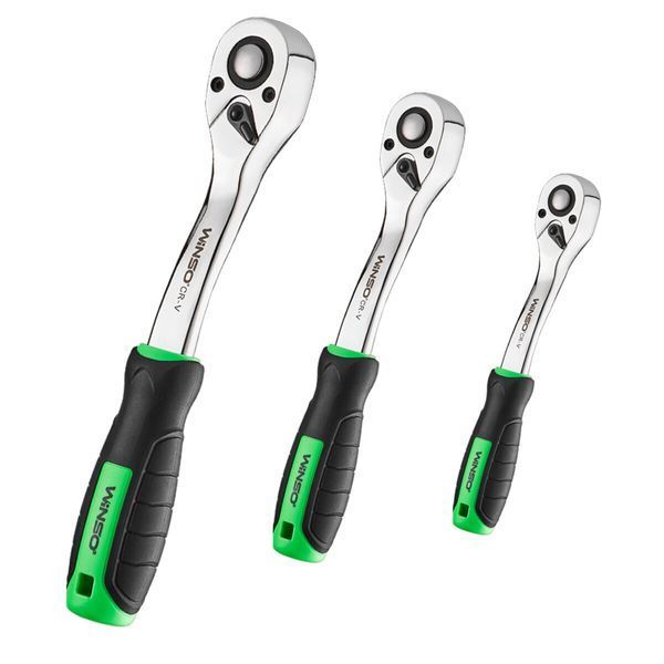 Профессиональный набор инструментов в кейсе Winso Pro 1/2", 1/4", 3/8" 72T, CR-V, 219ед. 924219 фото