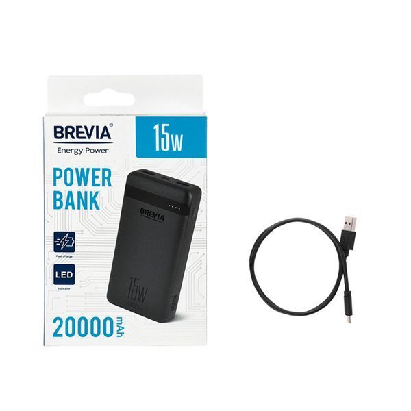 Повербанк (Power Bank) Brevia 20000mAh 15W Li-Pol 7986 фото