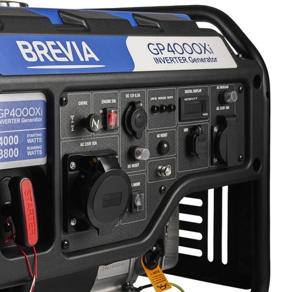Генератор Brevia инверторный бензиновый 4,0кВт (ном 3,8кВт) GP4000Xi фото