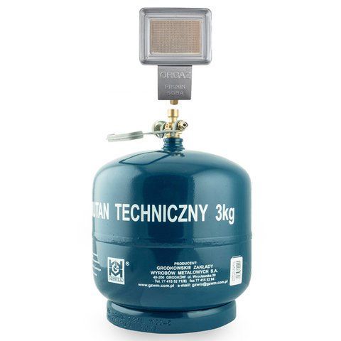 Газовий балон 7,2л Orgaz GZWM з нагрівачем SB-600 NC00130 фото