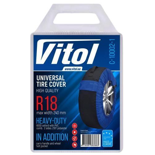 Чохол для зберігання колес R13-R18 Vitol C-10002-1 C-10002-1 фото