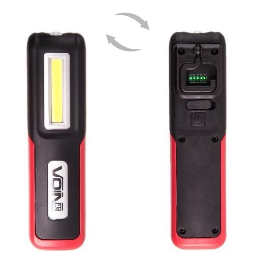 Переноска світлодіодна VOIN VL- 99 3W-COB+3W АКБ 1200mAh, магніт, індикатор заряду VL-99 фото
