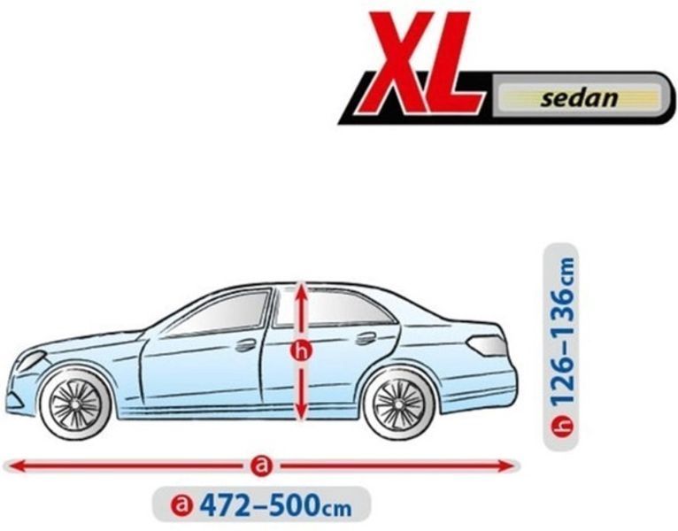 Тент чохол на автомобіль Седан 510х178x120 см (XL) Basic Garage Sedan KEGEL 5-3964-241-3021 5-3964-241-3021 фото