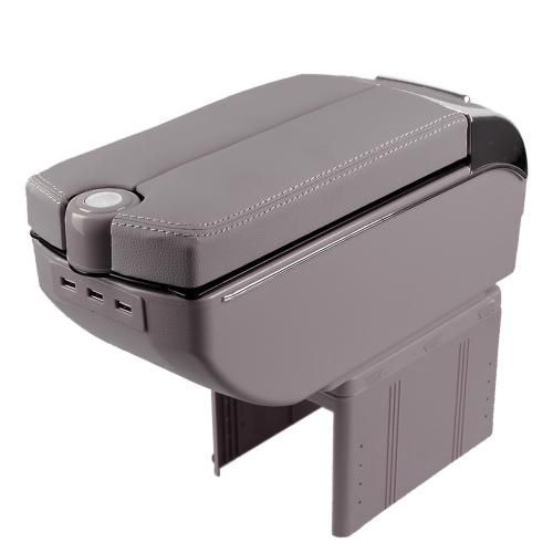 Подлокотник универсальный серый, пепельница, подстаканник, 7 USB Vitol HJ48020G HJ48020G фото