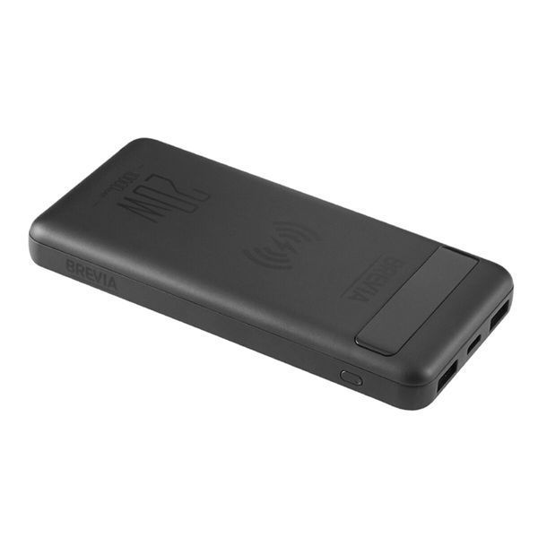 Повербанк (Power Bank) Brevia 10000mAh 20W Wireless Qi10W Li-Pol, LCD 7987 фото