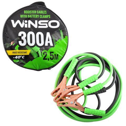 Пусковые провода, прикуриватели 300А 2,5м Winso 138310 138310 фото