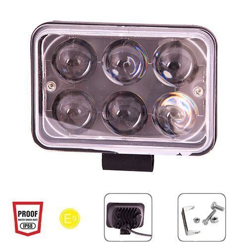 Фара светодиодная 12-24V 18W 6000K Pulso WLP-184D SPOT WLP-184D SPOT фото