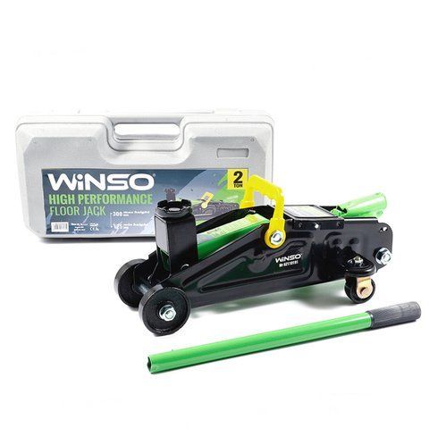 Домкрат гідравлічний телескопічний підкатний Winso 2т 125-300мм в кейсі 171610 фото