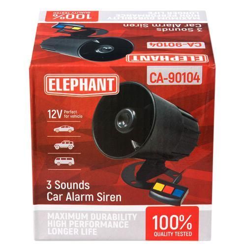 Сигнал Поліція 30W 3 тональний з блоком Elephant CА-90104 CА-90104 фото