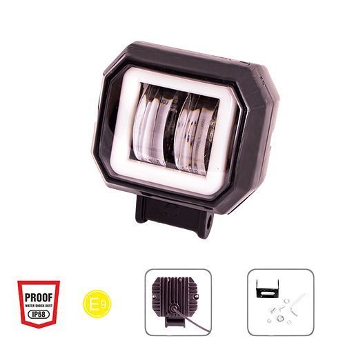 Фара светодиодная с ДХО 12-24V 20W 6000K Pulso WLP-20S4M WLP-20S4M фото