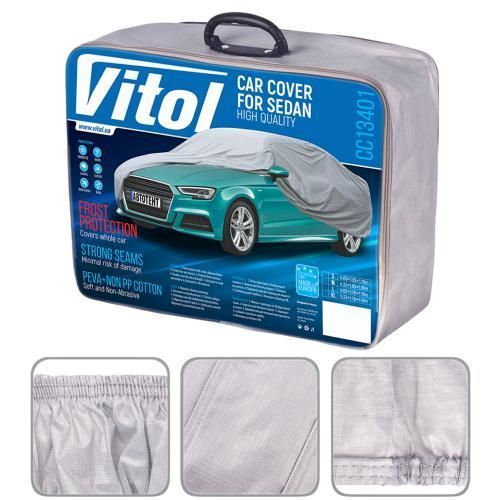 Тент чохол на автомобіль седан 533х178х119 VITOL CC13401 XL CC13401 XL фото