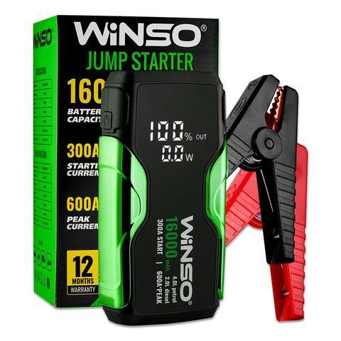 Бустер (пусковий пристрій) Winso Jump Starter 300A/600A 16000mAh 140310 140310 фото