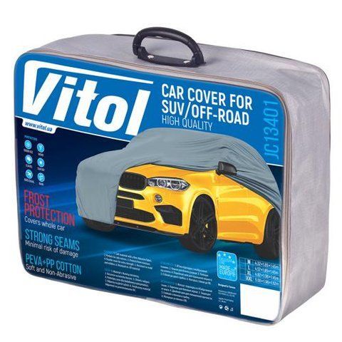 Тент чехол на автомобиль Джип, Минивэн 457х185х145 VITOL JC13401 L JC13401 L фото