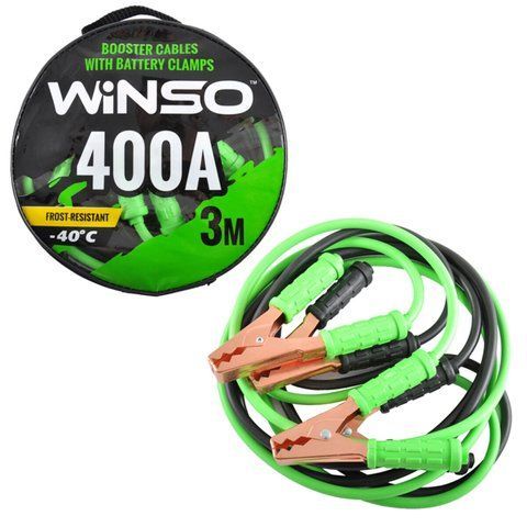 Пусковые провода, прикуриватели 400 А 3м Winso 138430 138430 фото