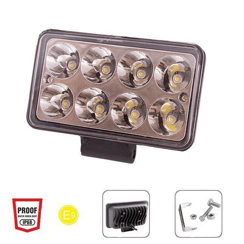 Фара світлодіодна 10-30V 24W 6000K Pulso WLP-24S4 SPOT WLP-24S4 SPOT фото