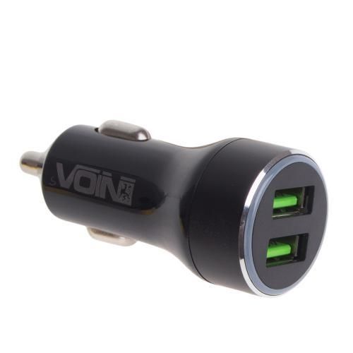 Автомобільний зарядний пристрій 36W 2USB QC3.0 12-24V VOIN C-36205Q C-36205Q фото Автомобільний зарядний пристрій 36W 2USB QC3.0 12-24V VOIN C-36205Q C-36205Q фото