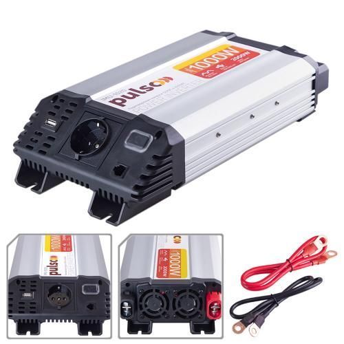Преобразователь напряжения 12V-220V 1000W USB-5VDC2.0A PULSO IMU-1020 IMU-1020 фото