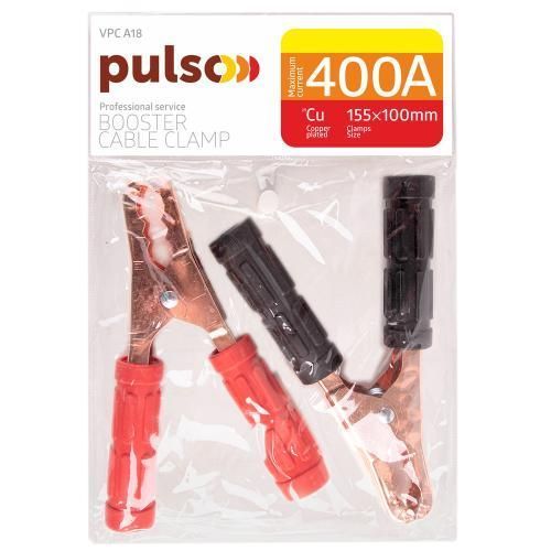 Затискачі клеми АКБ (Крокодили) 18,5х13 см 400 А Pulso VPC А17 VPC А17 фото