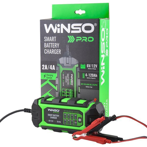 Зарядний пристрій АКБ Winso 139310 Pro 6/12V, 4 A 8LEDs 139310 фото