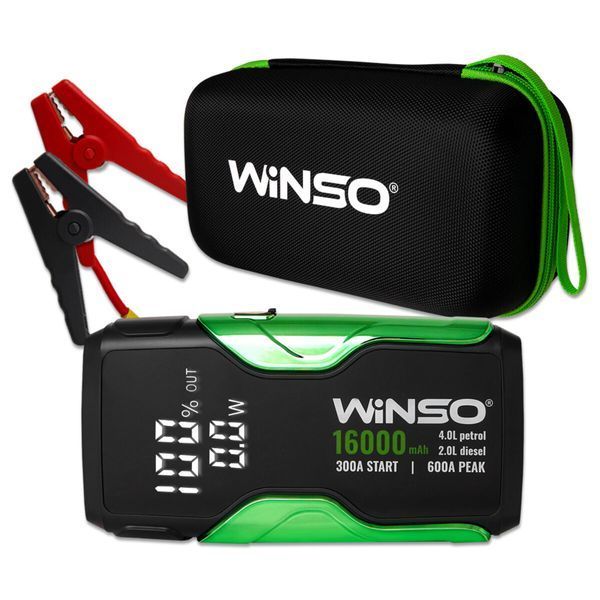 Бустер (пусковое устройство) Winso Jump Starter 300A/600A 16000mAh 140310 140310 фото