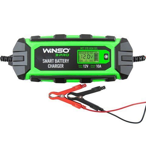Зарядний пристрій АКБ Winso 139520 Pro 12 V, 10 A LCD 139520 фото