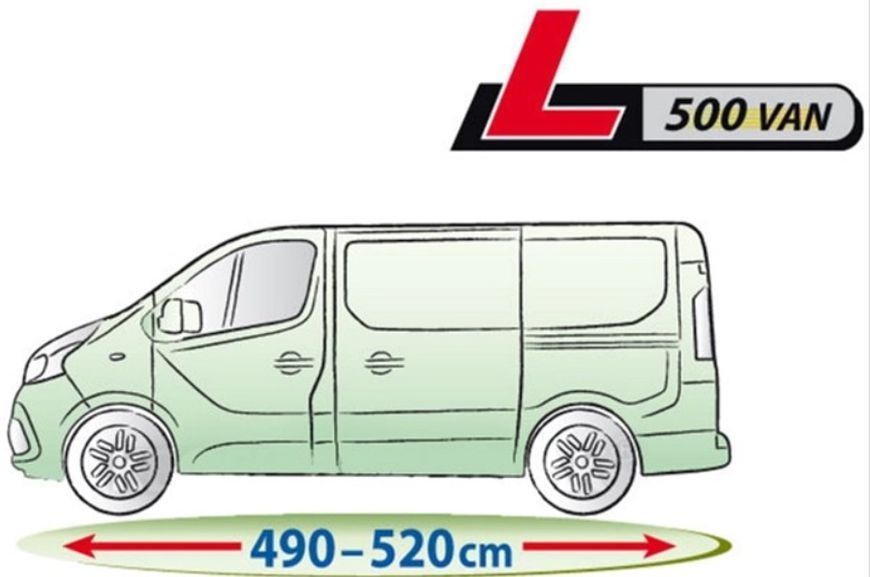 Тент чохол на автомобіль Бус 490-520 см Mobile Garage VAN L500 KEGEL 5-4155-248-3020 5-4155-248-3020 фото