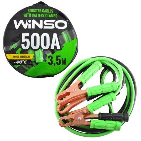 Пусковые провода, прикуриватели 500 А 3,5м Winso 138510 138510 фото