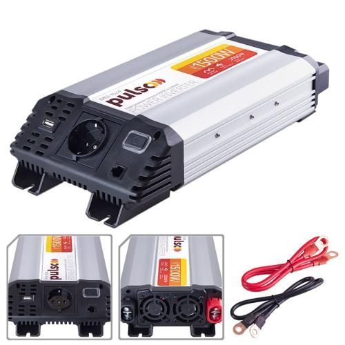 Преобразователь напряжения инвертор 24V-220V 1500W Pulso IMU-1524 модифицированная волна IMU-1524 фото