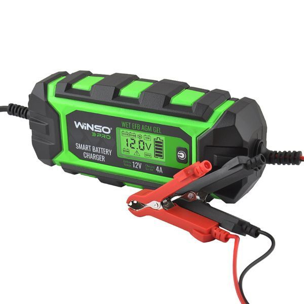 Зарядний пристрій АКБ Winso 139320 Pro 12 V, 4A LCD 139320 фото