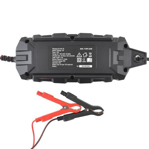 Зарядний пристрій АКБ Winso 139320 Pro 12 V, 4A LCD 139320 фото