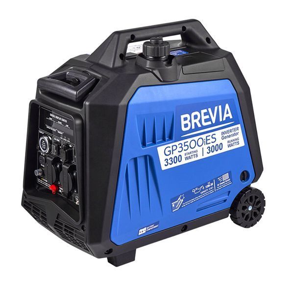 Генератор Brevia GP3500iES інверторний бензиновий 3,3кВт (ном 3,0кВт) з електростартером GP3500iES фото