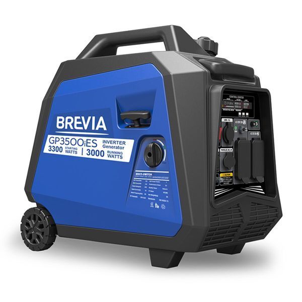 Генератор Brevia GP3500iES інверторний бензиновий 3,3кВт (ном 3,0кВт) з електростартером GP3500iES фото