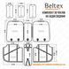 Комплект 3D чехлы для сидений BELTEX BX86200 Manhattan grey BX86200 фото 7