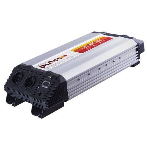 Перетворювач напруги інвертор 2000W 12V-220V USB 2.0A Pulso IMU-2020 IMU-2020 фото