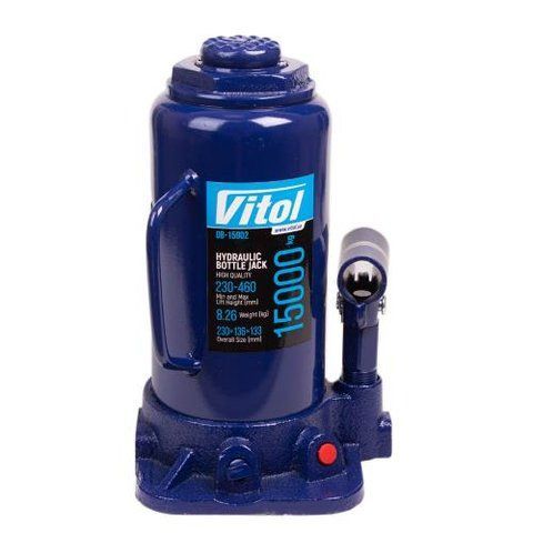 Домкрат гідравлічний телескоп 15т в коробці 230 - 460мм 9кг Vitol DB-15002 DB-15002 фото