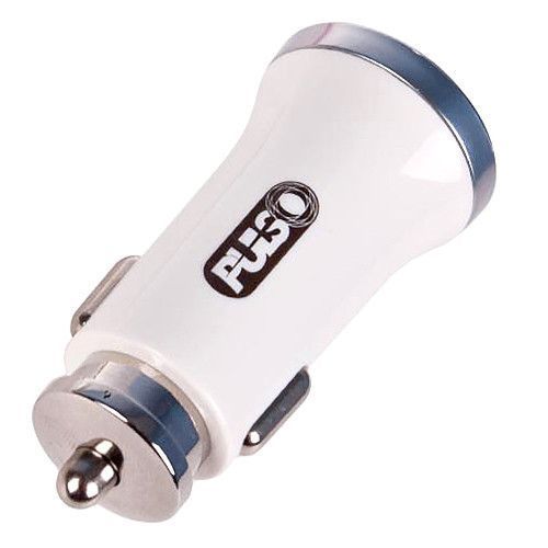 Автомобільний зарядний пристрій 2USB 12-24V 2,4A PULSO C-2411W C-2411W фото