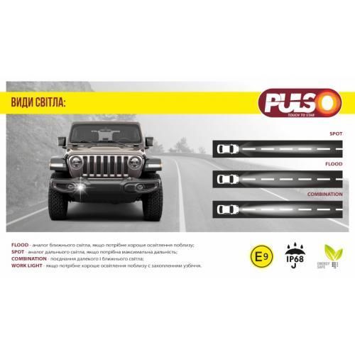 Фара светодиодная 12-24V 24W 6000K Pulso WLP-24S2 WLP-24S2 фото