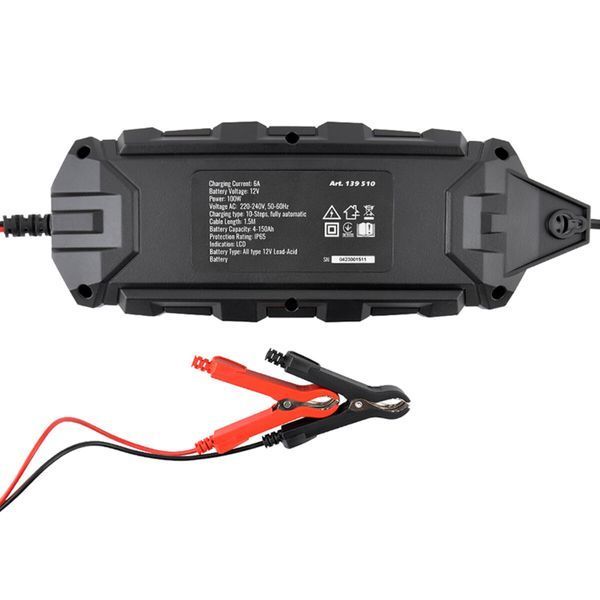 Зарядное устройство АКБ Winso 139510 Pro 12V 6A LCD 139510 фото