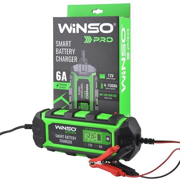 Зарядное устройство АКБ Winso 139510 Pro 12V 6A LCD 139510 фото