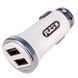 Автомобільний зарядний пристрій 2USB 12-24V 2,4A PULSO C-2411W C-2411W фото 1