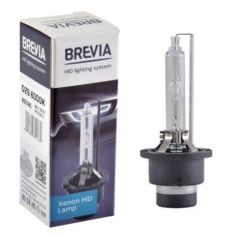 Ксеноновая лампа Brevia D2S, 6000K, 85V, 35W PK32d-2, 1шт 85216c фото