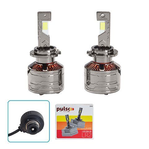 Лампы LED PULSO LR2-D4S USA Bridgelux CSP chips 12V 2x55W 10000Lm 6000k LR2-D4S фото