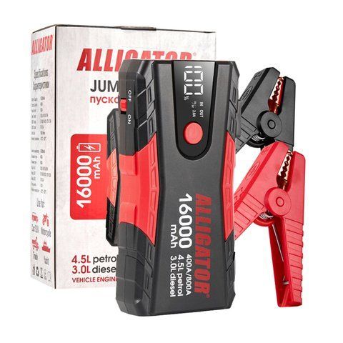 Пусковий пристрій Alligator JS840 Jump Starter 400A/800A 16000mAh JS840 фото