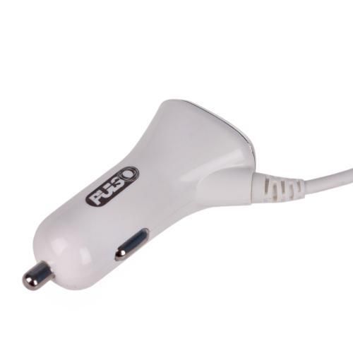 Автомобільний зарядний пристрій 1USB+iphone 12-24V 2,4A PULSO C-2407W C-2407W фото