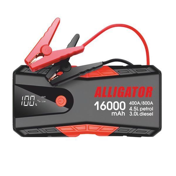 Пусковий пристрій Alligator JS840 Jump Starter 400A/800A 16000mAh JS840 фото