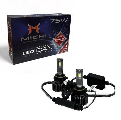 Светодиодные LED лампы 12-24V 75W MICHI MI LED Can HB3/HB4 9005/9006 5500K MI LED Can HB4 9005/9006 фото